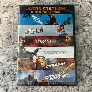 Jason Statham 6-Film Collection Wild Card‎ Bank Job War Transporter Crank